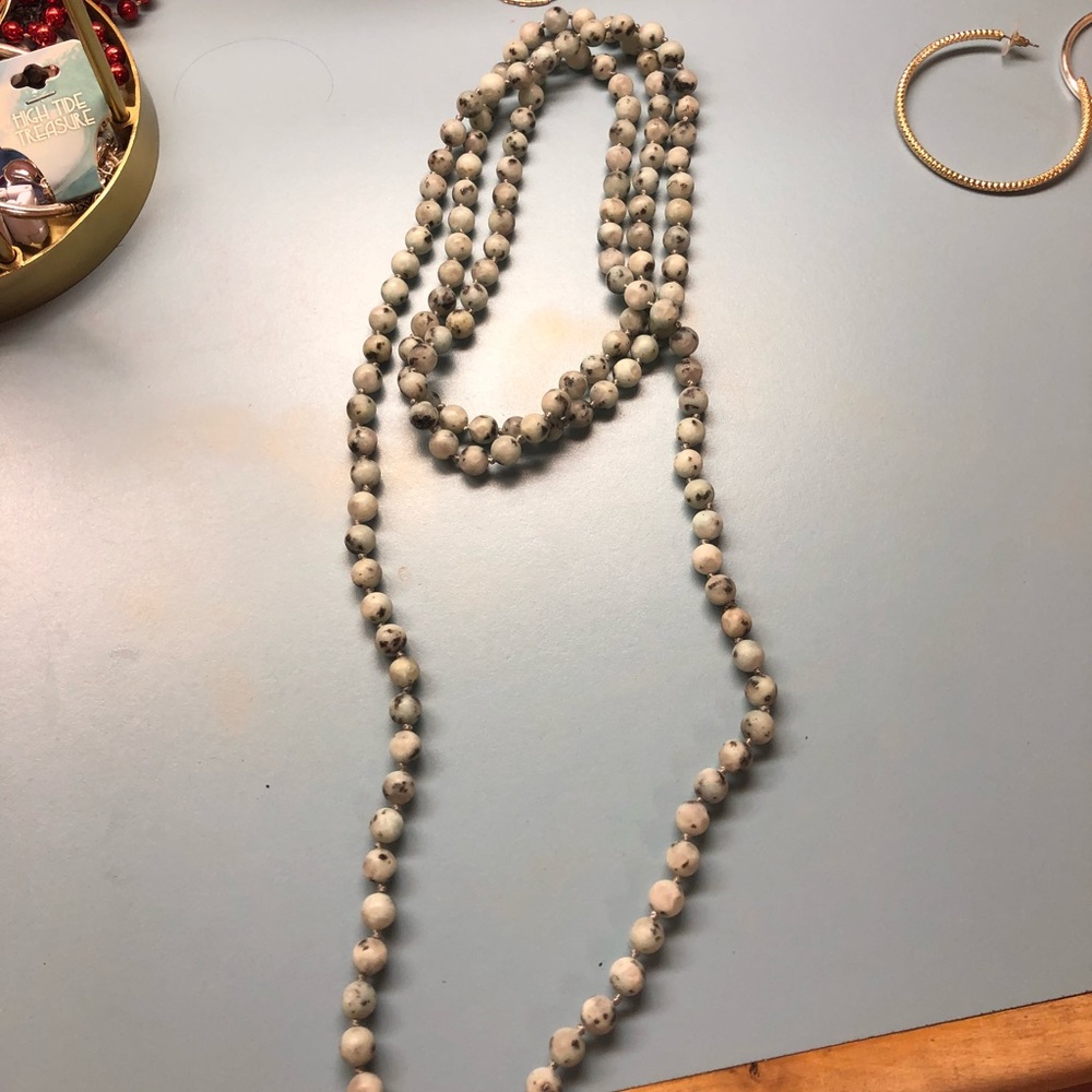 Earth colors, wrap necklace